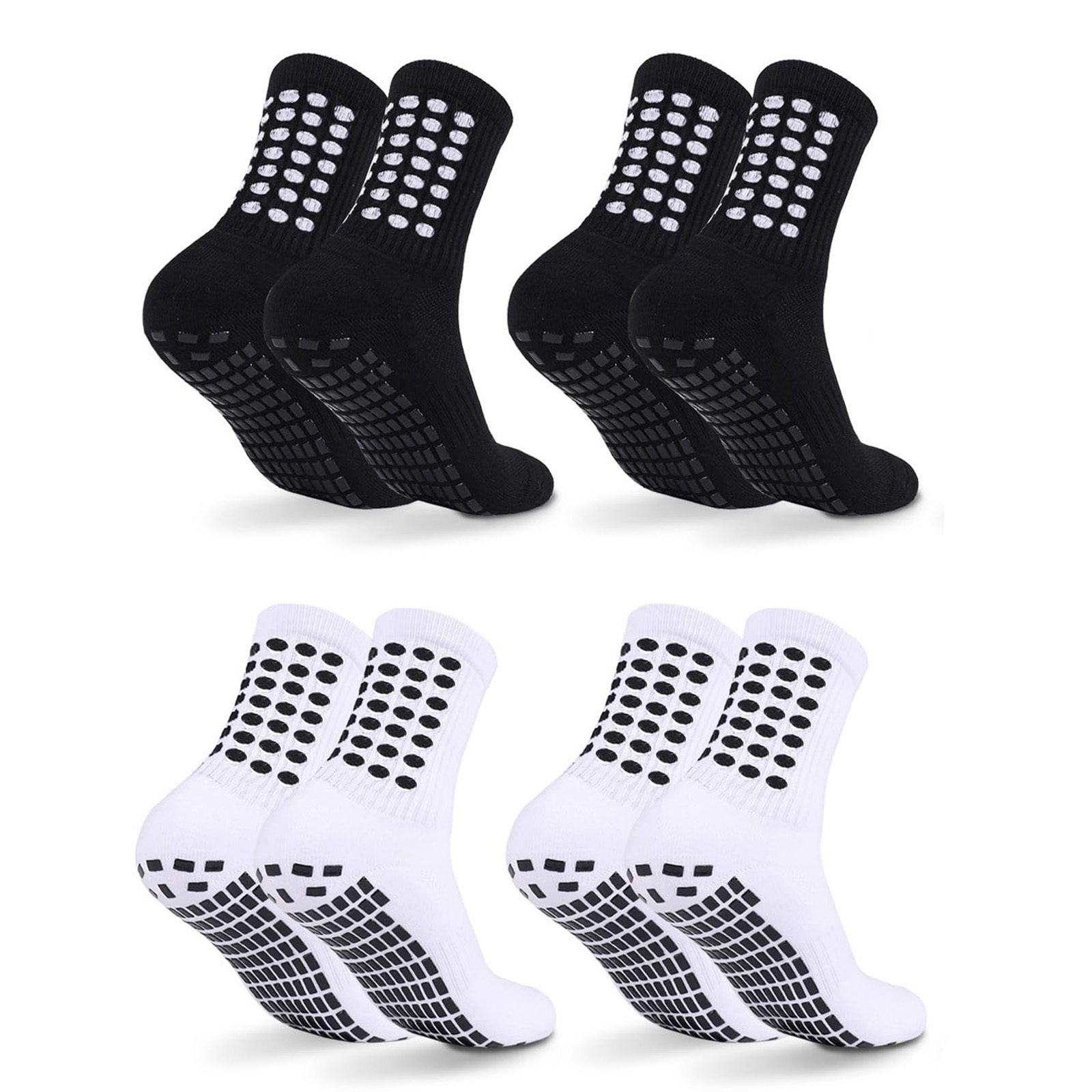 Athletic Sock Cushion - 4/8 คู่เด็กถุงเท้าฟุตบอลกันกระแทกไม่ลื่นฟุตบอลกีฬาถุงเท้าสําหรับหนุ่มๆสาวๆ