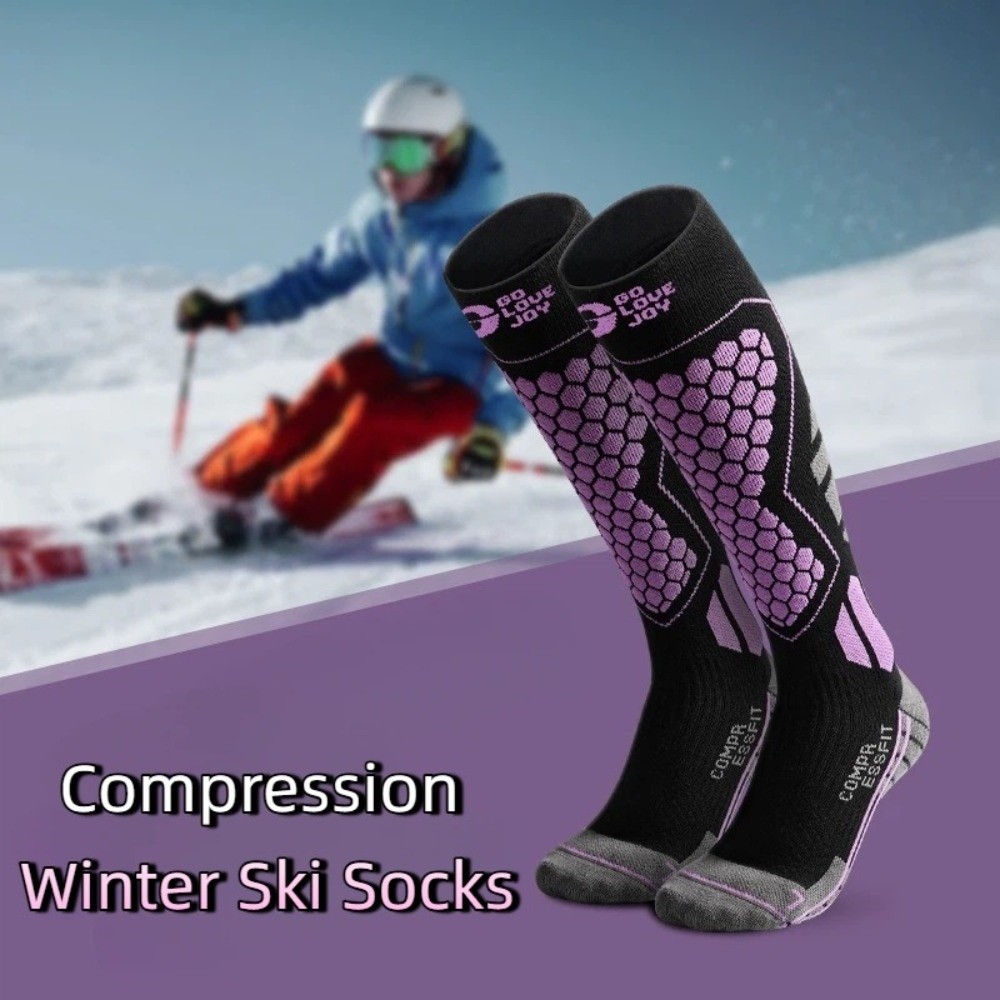 ถุงเท้าสกีหนา 2 คู่ ระบายอากาศ - Thermal Sock Winter บทวิจารณ์และราคา