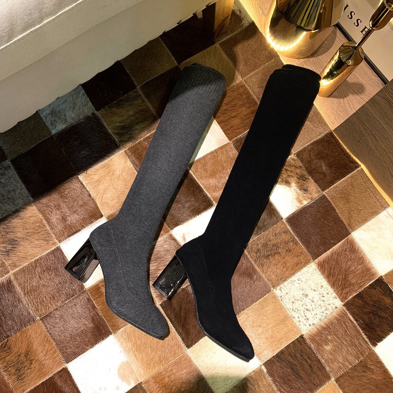 รองเท้าถุงเท้าผู้หญิง 2026 รอง - Knee High Sock Women บทวิจารณ์และราคา