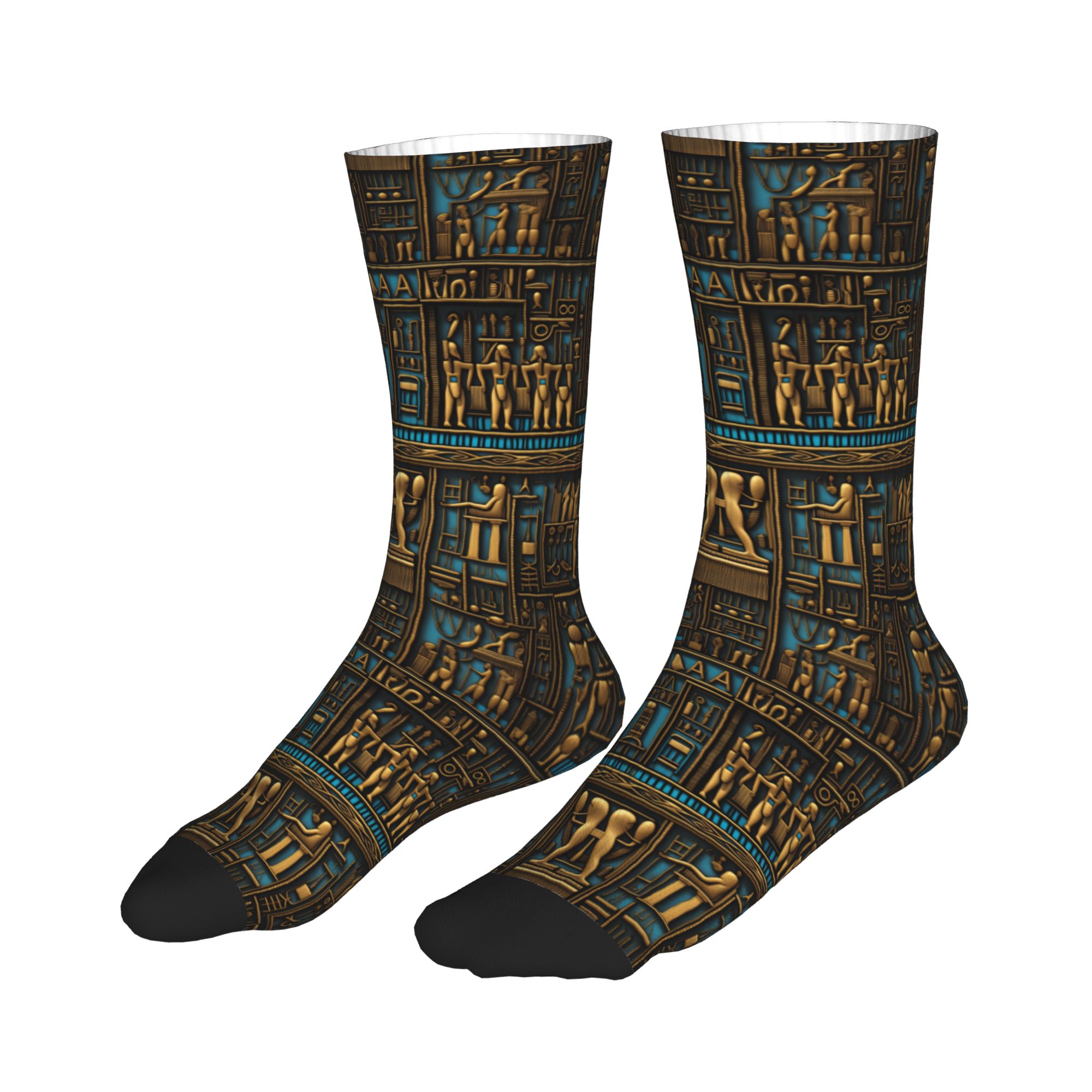 ถุงเท้าลายศิลปะอักษรอียิปต์โบร - Dress Sock Men บทวิจารณ์และราคา