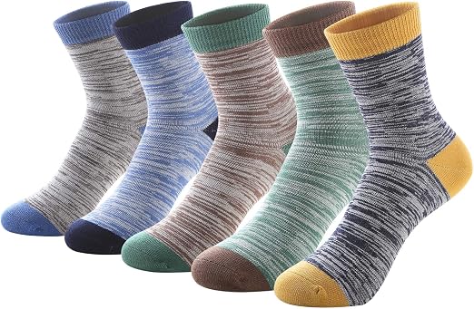 ถุงเท้าข้อสั้นสำหรับเด็กผู้ชาย - Cotton Crew Sock Pack บทวิจารณ์และราคา