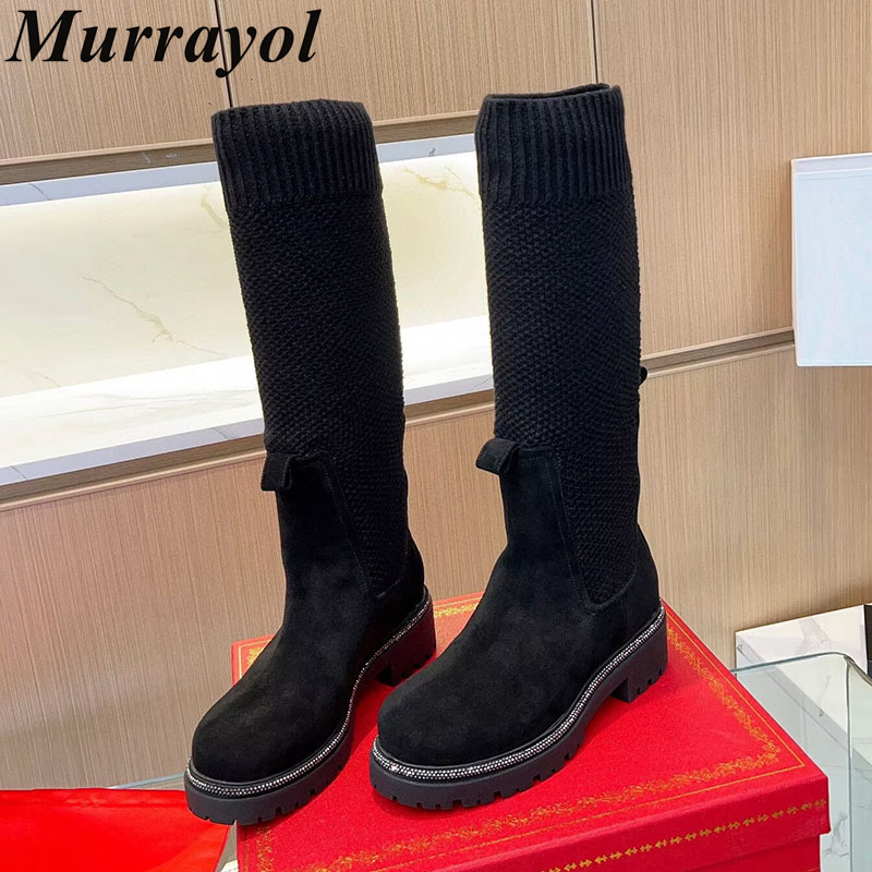 รองเท้าบูทสูงถึงเข่า สำหรับฤดู - Knee High Sock Women บทวิจารณ์และราคา