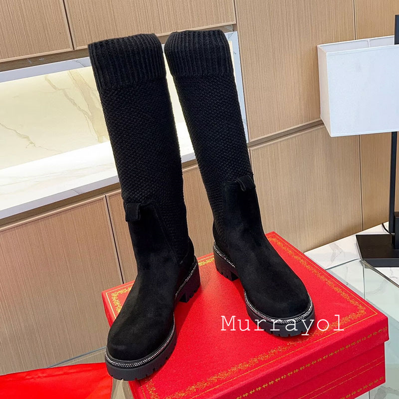 รองเท้าบูทสูงถึงเข่า สำหรับฤดู - Knee High Sock Women บทวิจารณ์และราคา