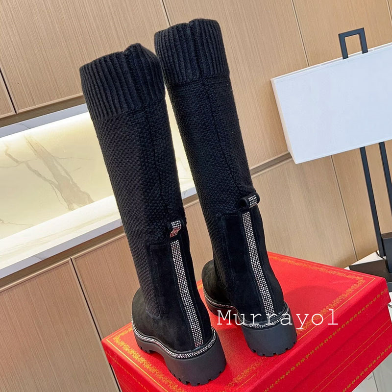 รองเท้าบูทสูงถึงเข่า สำหรับฤดู - Knee High Sock Women บทวิจารณ์และราคา
