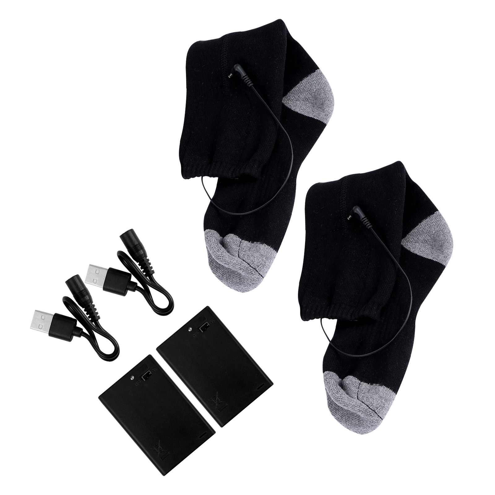 ถุงเท้าทำความร้อน USB 1 ชุด สำ - Thermal Sock Winter บทวิจารณ์และราคา