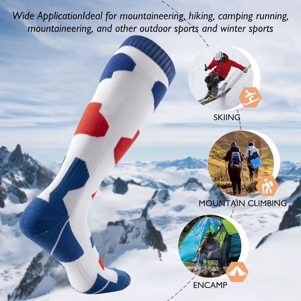 ถุงเท้าสกีกันหนาวสำหรับฤดูหนาว - Thermal Sock Winter บทวิจารณ์และราคา