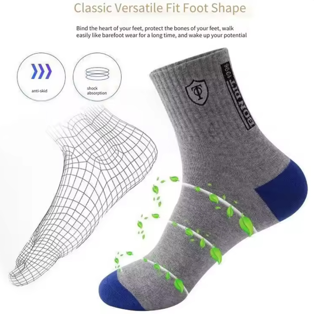 ถุงเท้ากันหนาวสำหรับผู้ชาย แพ็ - Cotton Crew Sock Pack บทวิจารณ์และราคา