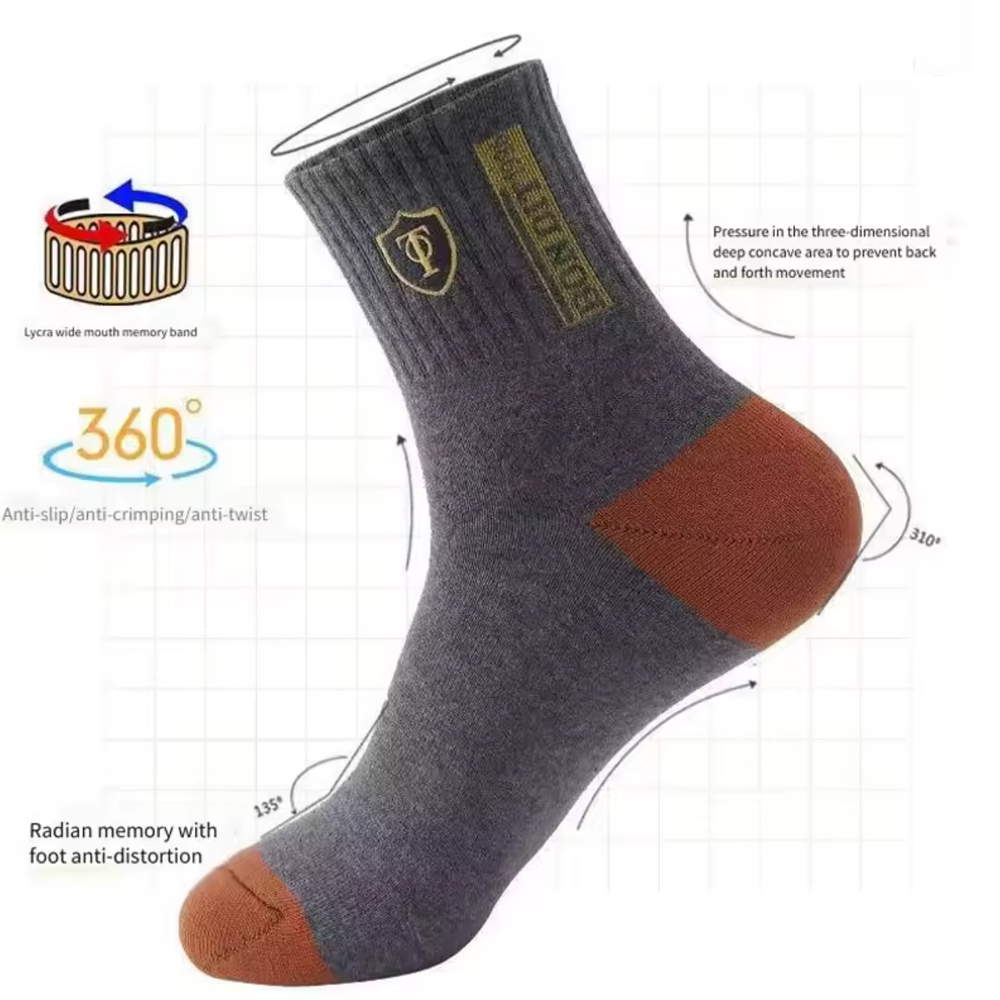 ถุงเท้ากันหนาวสำหรับผู้ชาย แพ็ - Cotton Crew Sock Pack บทวิจารณ์และราคา