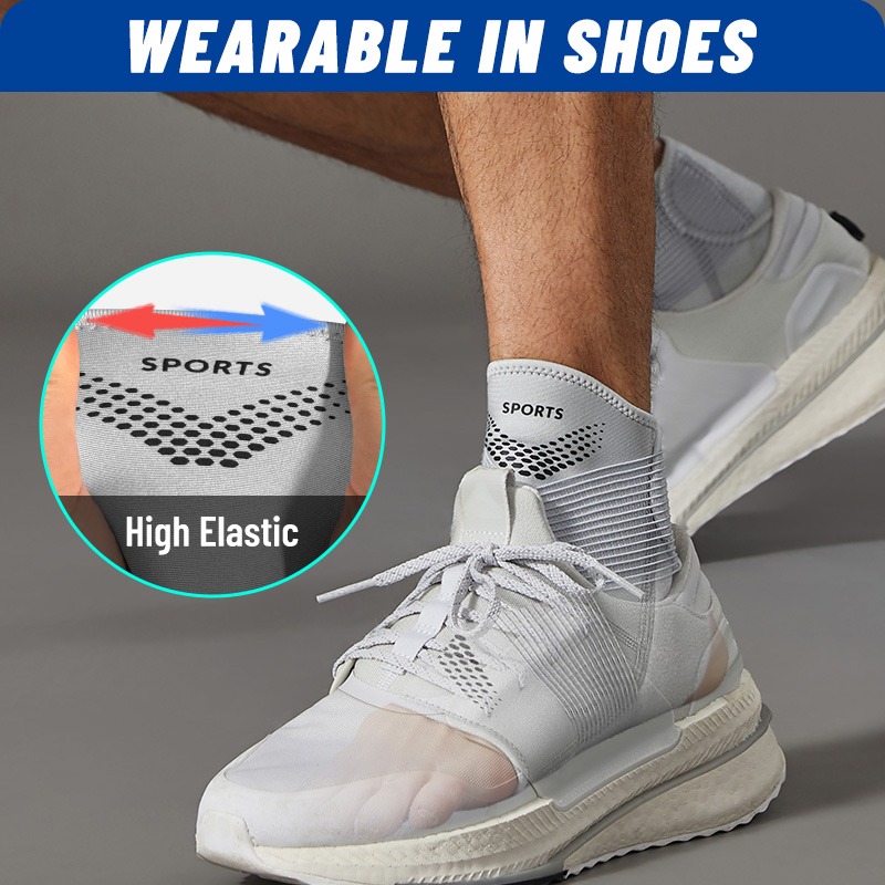 1 ชิ้น ถุงเท้ารัดข้อเท้าแบบปรั - Ankle Brace Sock บทวิจารณ์และราคา